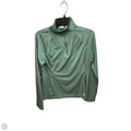 Athletic Top Long Sleeve Collar By Adidas In Green, Size: S