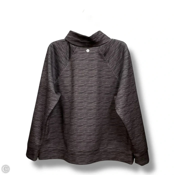 Athletic Top Long Sleeve Collar By Livi Active In Black, Size: 2x