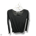 Athletic Top Long Sleeve Crewneck By Athleta In Black, Size: Xxs