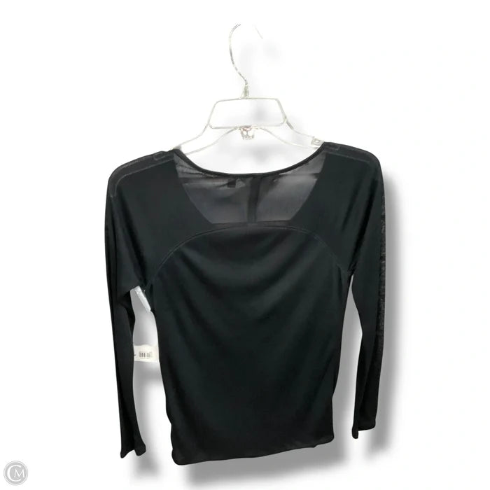 Athletic Top Long Sleeve Crewneck By Athleta In Black, Size: Xxs