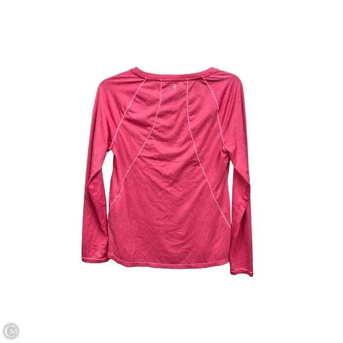 Athletic Top Long Sleeve Crewneck By Clothes Mentor In Pink, Size: M