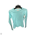 Athletic Top Long Sleeve Crewneck By Under Armour In Aqua, Size: Xs