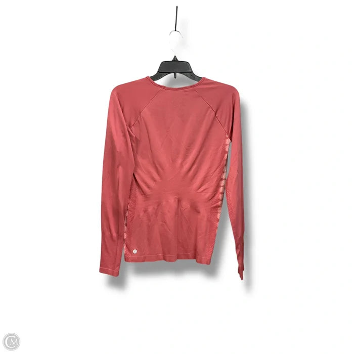 Athletic Top Long Sleeve Crewneck By Zella In Tie Dye Print, Size: M