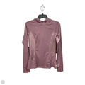 Athletic Top Long Sleeve Hoodie By Fabletics In Mauve, Size: S