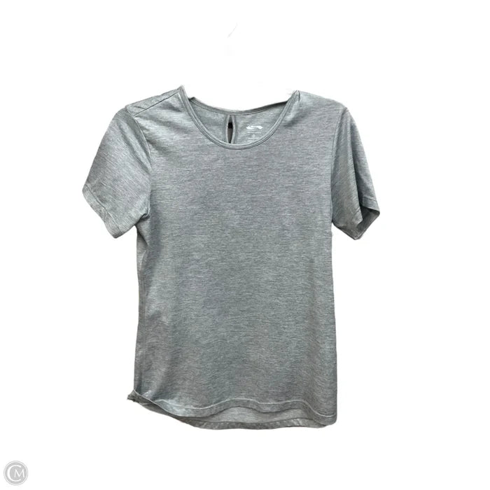 Athletic Top Short Sleeve By Clothes Mentor In Grey, Size: S