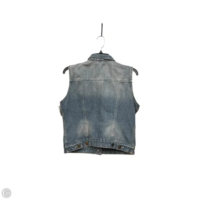 Athletic Top Short Sleeve By Adidas In Grey, Size: S