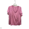 Athletic Top Short Sleeve By Livi Active In Pink, Size: 2x