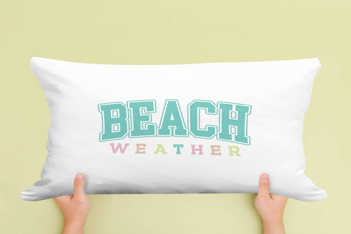 Beach Weather Lumbar Pillow