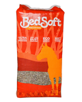 Bedsoft Miscanthus 16kg bale of chopped miscanthus horse bedding in printed packaging