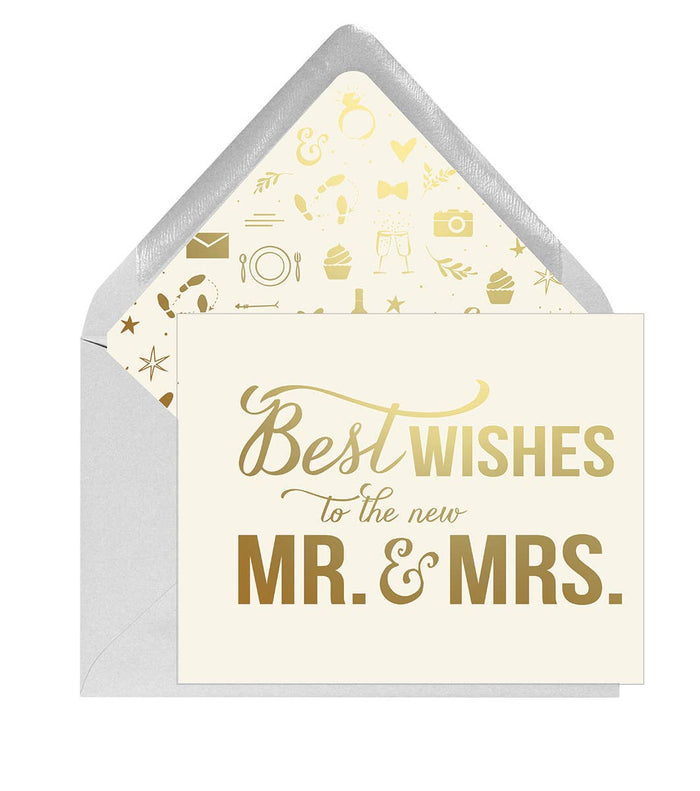 Best Wishes Mr and Mrs