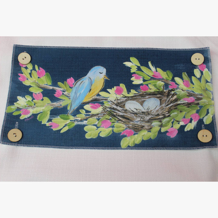 Bird And Nest Pillow Swap