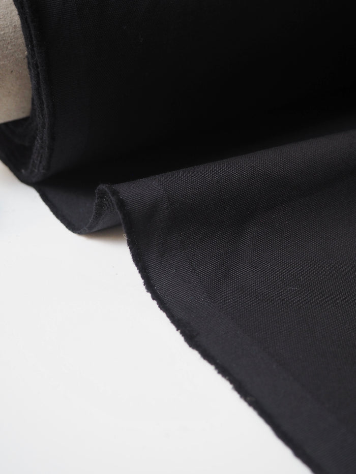 Black Cotton Canvas