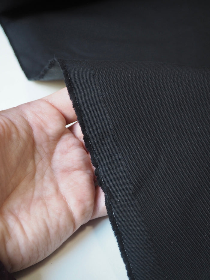 Black Cotton Canvas
