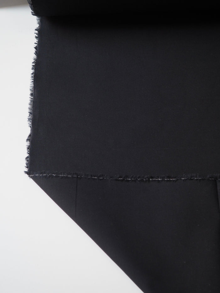 Black Heavy Cotton Poplin
