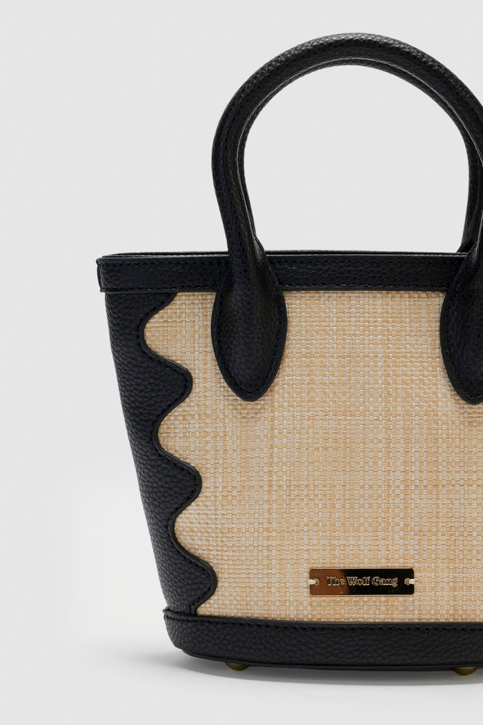 Blanca Wave Bag - Noir