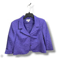 Blazer By Clothes Mentor In Purple, Size: Xl