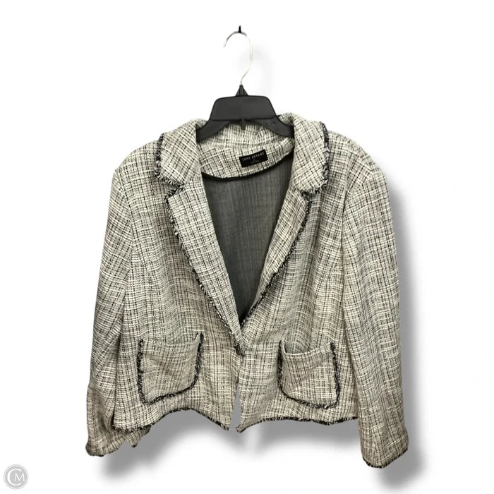 Blazer By Lane Bryant In Plaid Pattern, Size: 3x