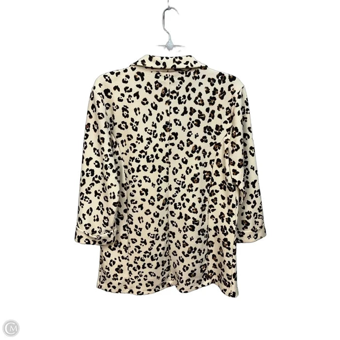 Blazer By Maurices In Animal Print, Size: L