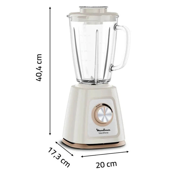 Blender Force 2 – 800W, 1.75L Glass Jar Food Mixers & Blenders Blender Force 2 – 800W, 1.75L Glass Jar Blender Force 2 – 800W, 1.75L Glass Jar Moulinex