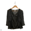 Blouse 3/4 Sleeve By Cmc In Black, Size: S