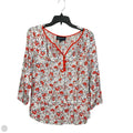 Blouse 3/4 Sleeve By Jones New York In Floral Print, Size: S