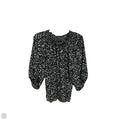 Blouse Long Sleeve By Adrienne Vittadini In Polkadot Pattern, Size: Xl