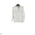 Blouse Long Sleeve By Clothes Mentor In Black & White, Size: S
