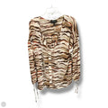Blouse Long Sleeve By Lane Bryant In Animal Print, Size: 2x