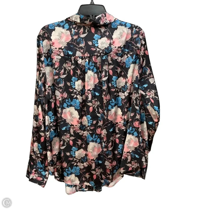 Blouse Long Sleeve By Lane Bryant In Grey, Size: 2x