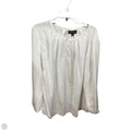Blouse Long Sleeve By Lane Bryant In White, Size: 3x
