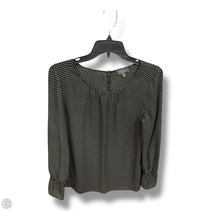 Blouse Long Sleeve By Limited In Polkadot Pattern, Size: M