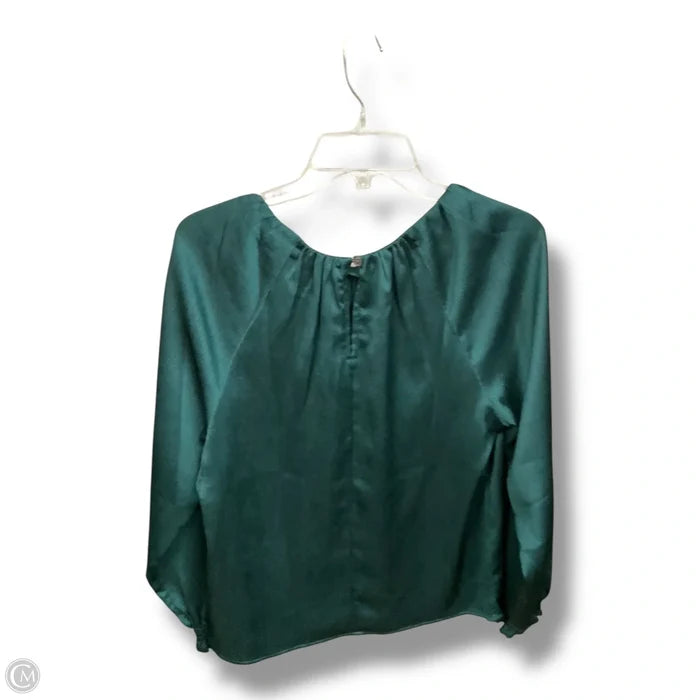 Blouse Long Sleeve By Loft In Green, Size: S