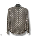 Blouse Long Sleeve By Loft In Polkadot Pattern, Size: Xs