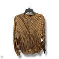 Blouse Long Sleeve By Sanctuary In Black & Brown, Size: S