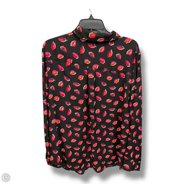 Blouse Long Sleeve By Torrid In Black & Red, Size: 3x