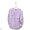 Blouse Long Sleeve By Torrid In Purple, Size: 2x