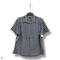 Blouse Short Sleeve By Lands End In Striped Pattern, Size: 2x