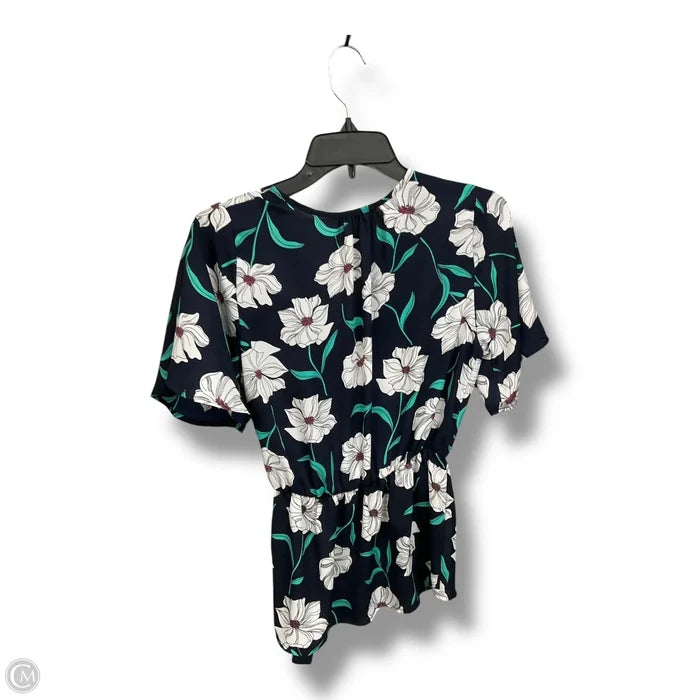 Blouse Short Sleeve By Sienna Sky In Floral Print, Size: M