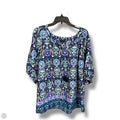 Blouse Short Sleeve By Talbots In Paisley Print, Size: 3x