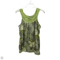 Blouse Sleeveless By Apt 9 In Blue & Green, Size: Xl