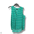 Blouse Sleeveless By Apt 9 In Teal, Size: Xl