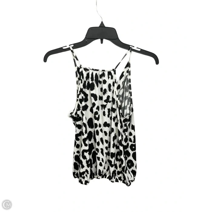 Blouse Sleeveless By Express In Animal Print, Size: M