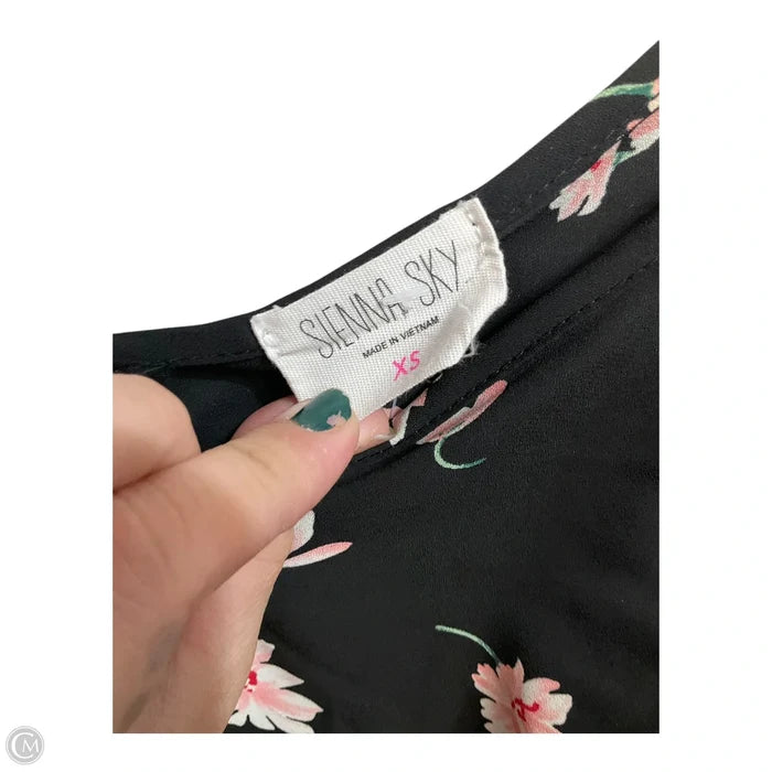 Blouse Sleeveless By Sienna Sky In Black, Size: Xs