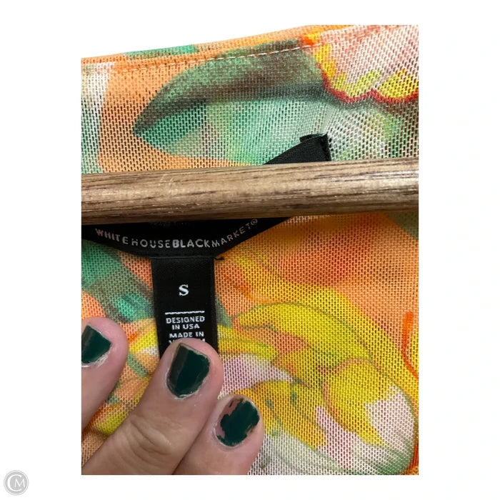 Blouse Sleeveless By White House Black Market In Peach, Size: S