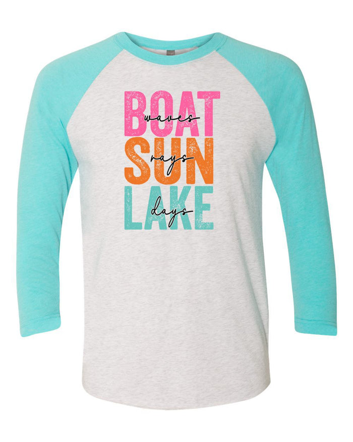 BOAT WAVES RAGLAN