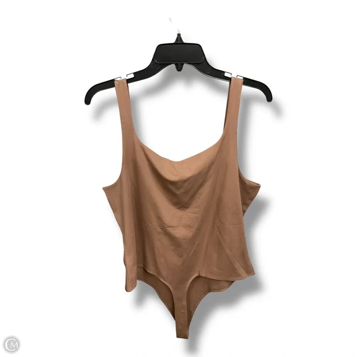 Bodysuit By Banana Republic In Tan, Size: Xl