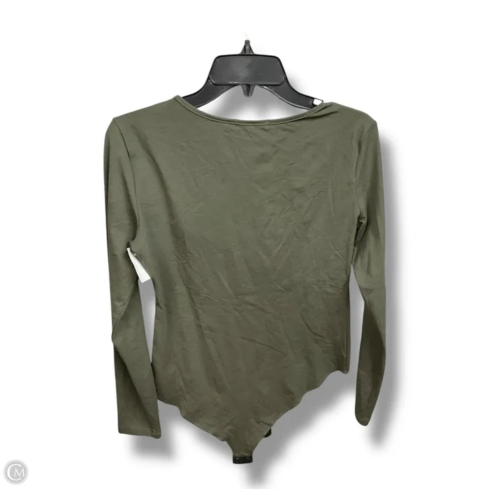 Bodysuit By Clothes Mentor In Green, Size: L
