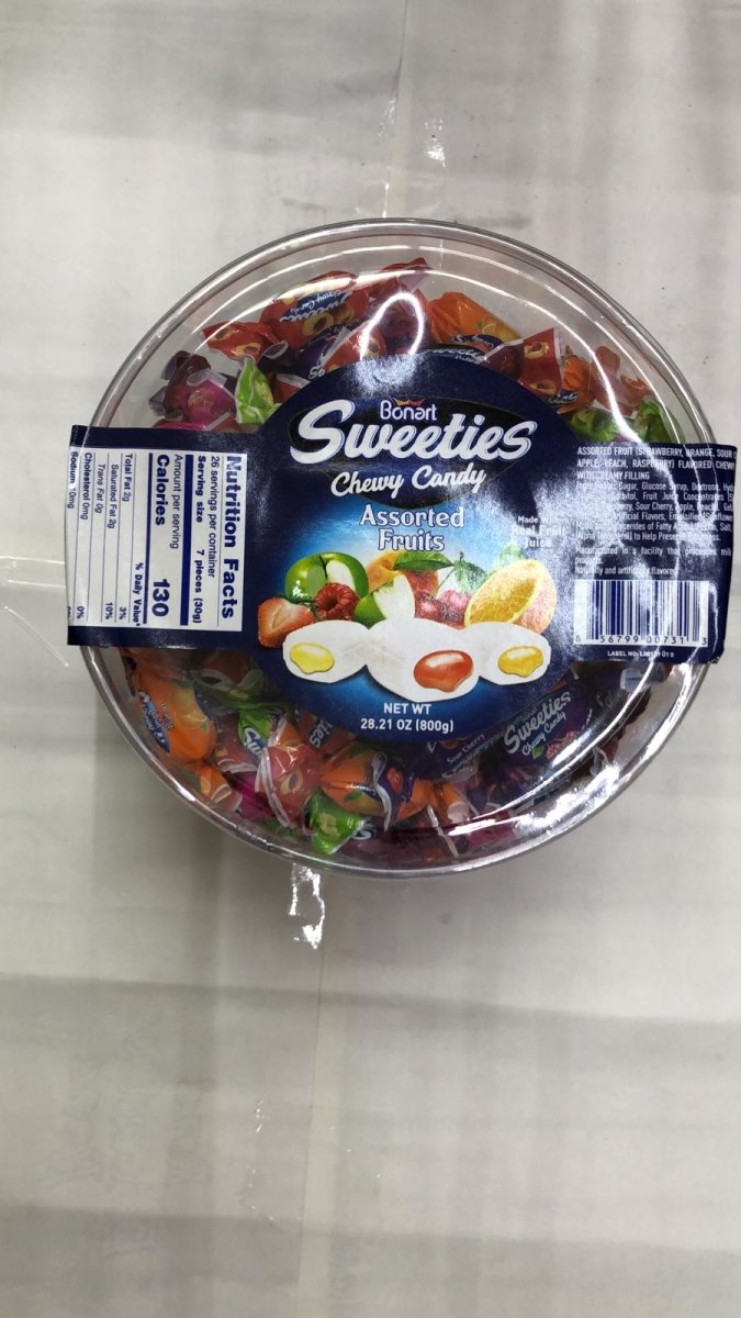 Bonart Sweeties Cherry Candy Assorted Fruits - 800gm - Daily Fresh Grocery