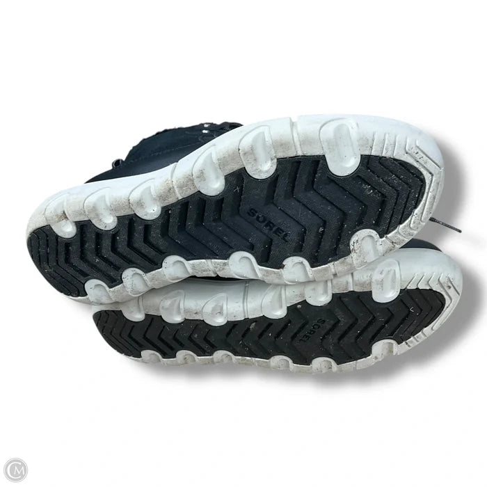 Boots Snow By Sorel In Black & White, Size: 8