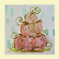 Bridgett Pink Stack Pumpkins Swap